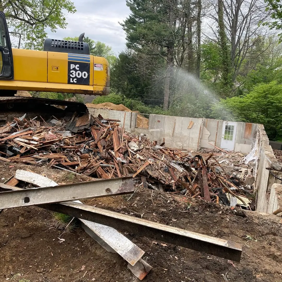 D.C. Crane Service performing Demolition on Long Island, NY